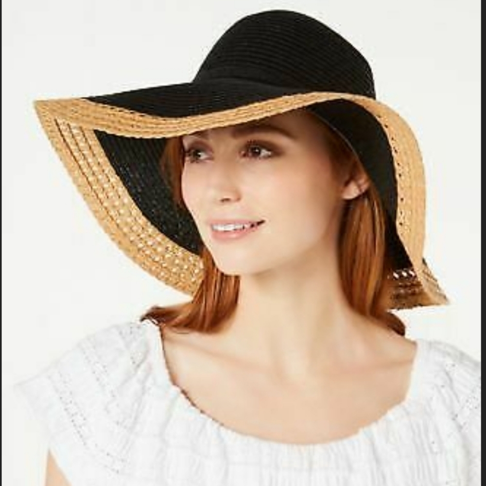 NWOT Grosgrain Woven Floppy Sun Summer …